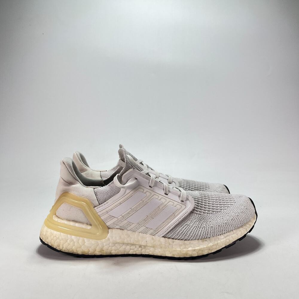 adidas Ultraboost 20 Cloud White Primeblue Running Shoes EG0713 Women's Size 8.5